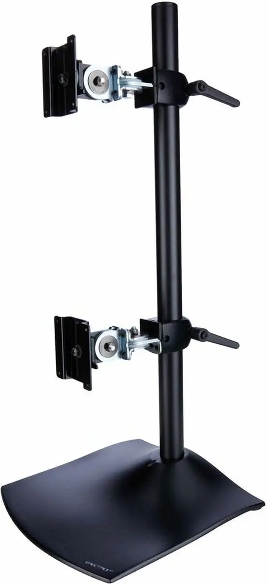 Ergotron DS100 Dual Monitor Stand 24" - Zwart
