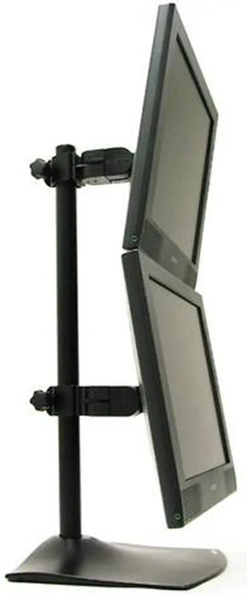 Ergotron DS100 Dual Monitor Stand 24" - Zwart