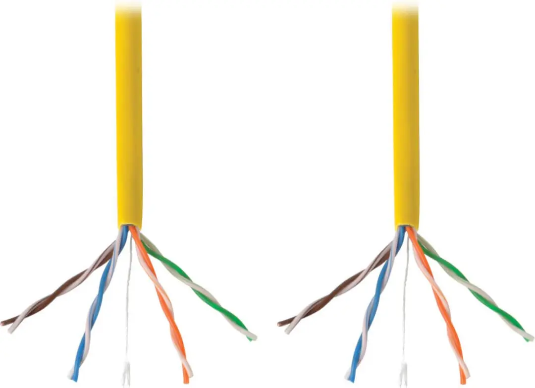 Tripp Lite N022-01K-YW Cat5e Kabel - 350 MHz - 305m - Geel