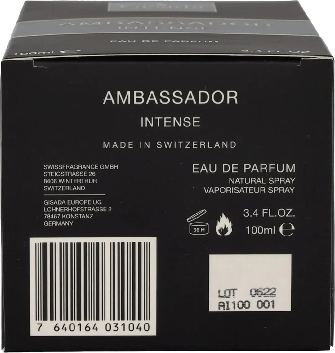 Gisada Ambassador Intense Herenparfum 100ml