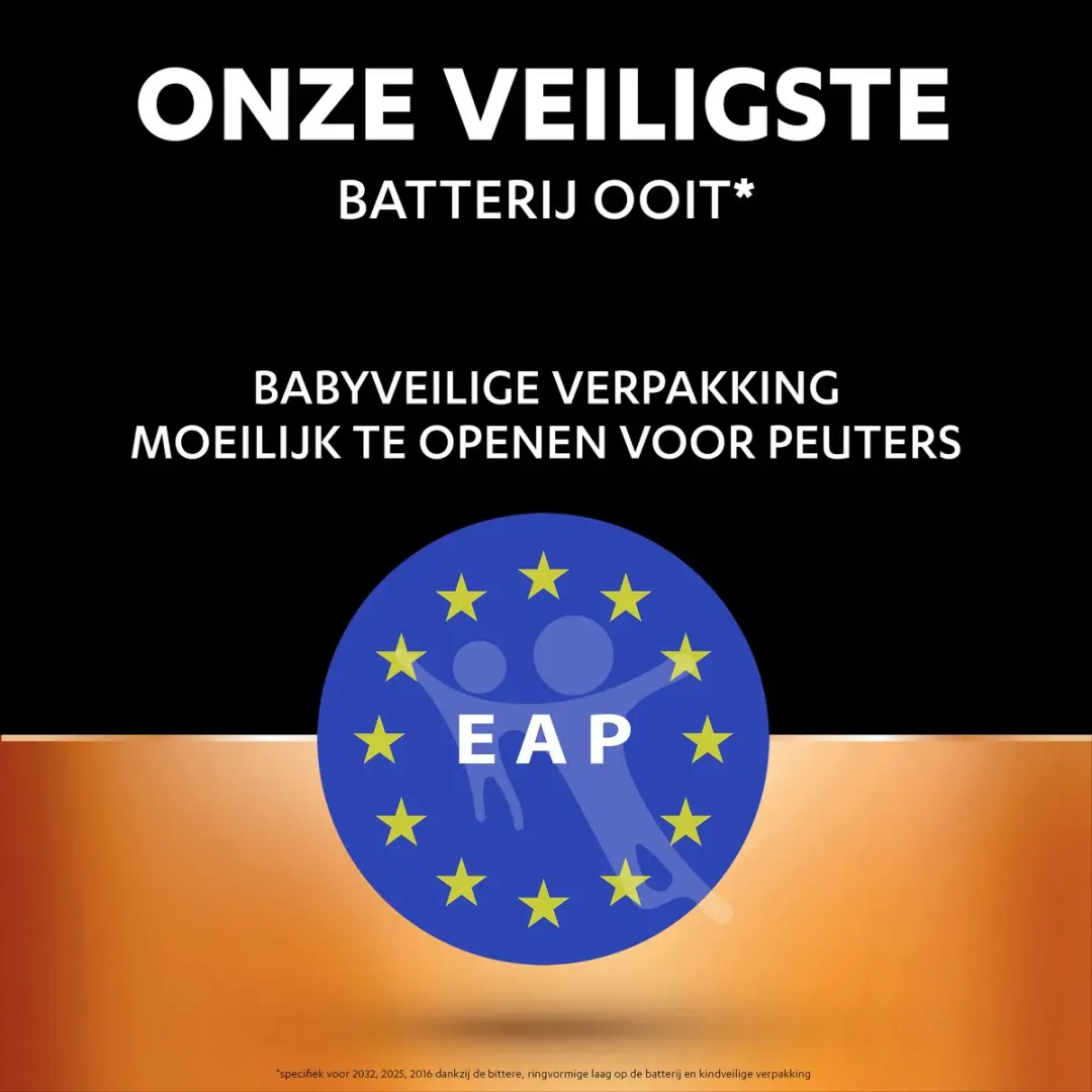 Duracell CR2032 Knoopcelbatterijen - 220mAh - 4 Stuks