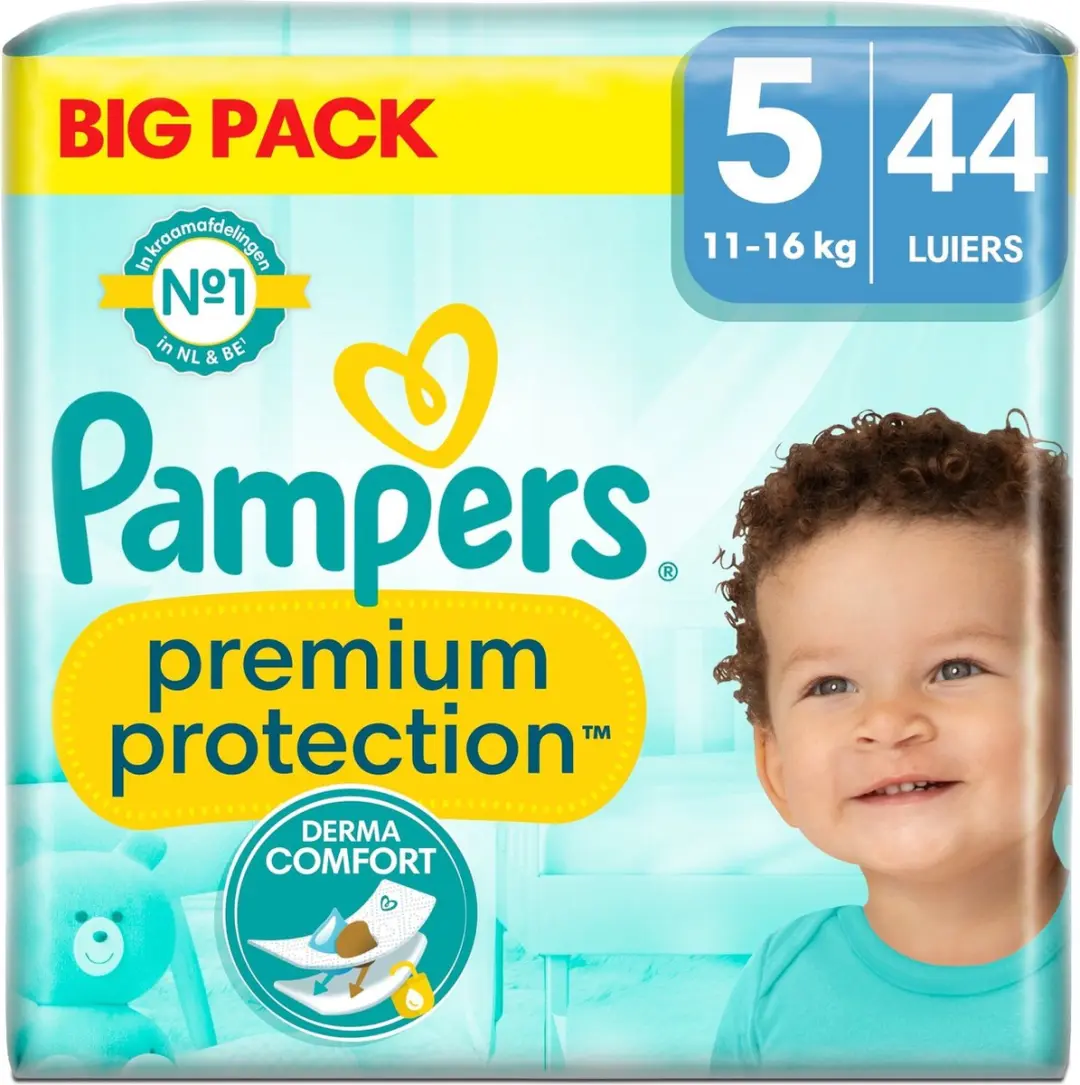 Pampers Premium Protection Maat 5 - 44 Luiers