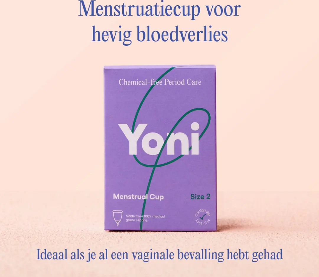 Yoni Menstruatiecup Maat M - Medische Siliconen