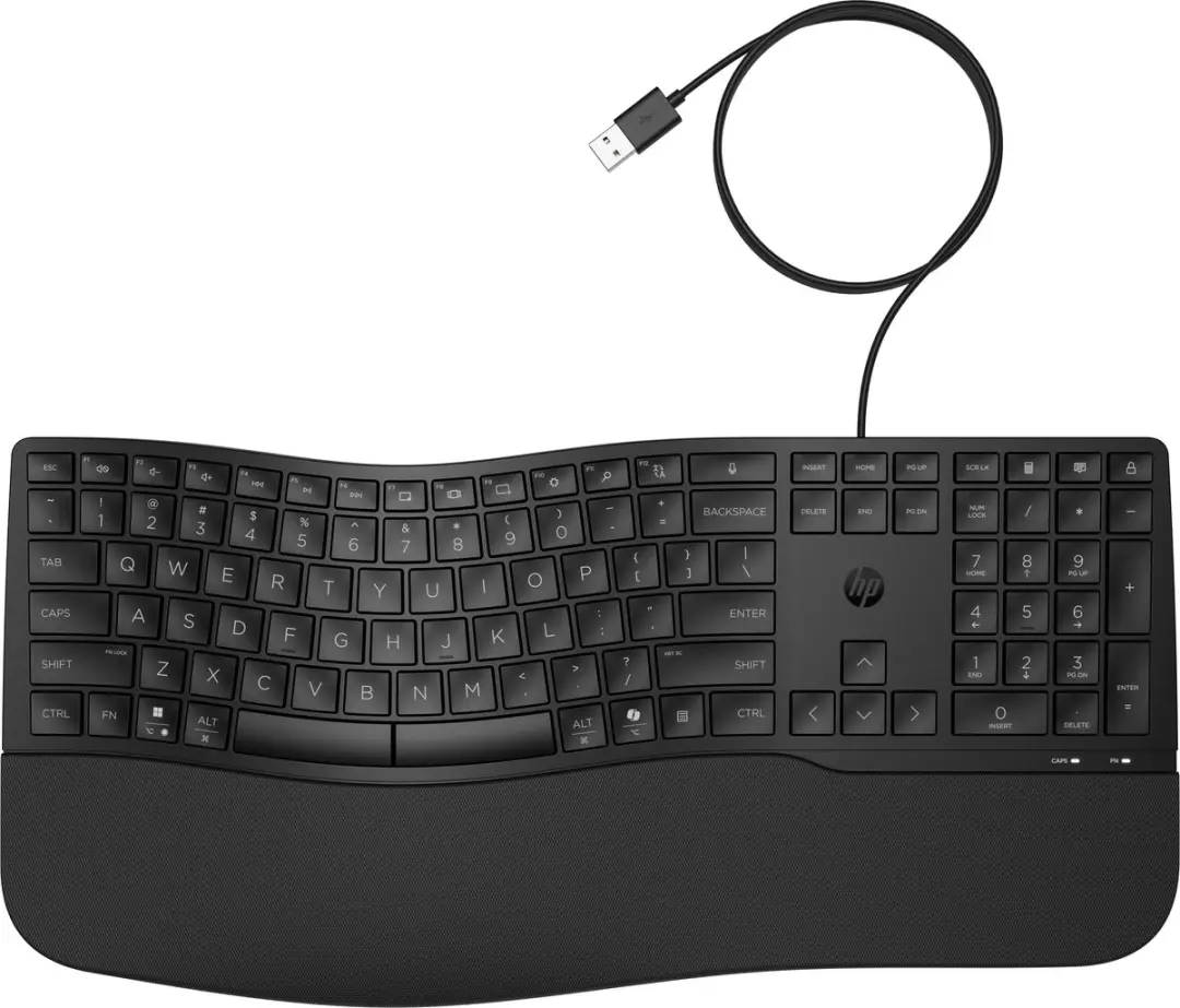 HP 480 Bedraad Toetsenbord AZERTY BE - Zwart