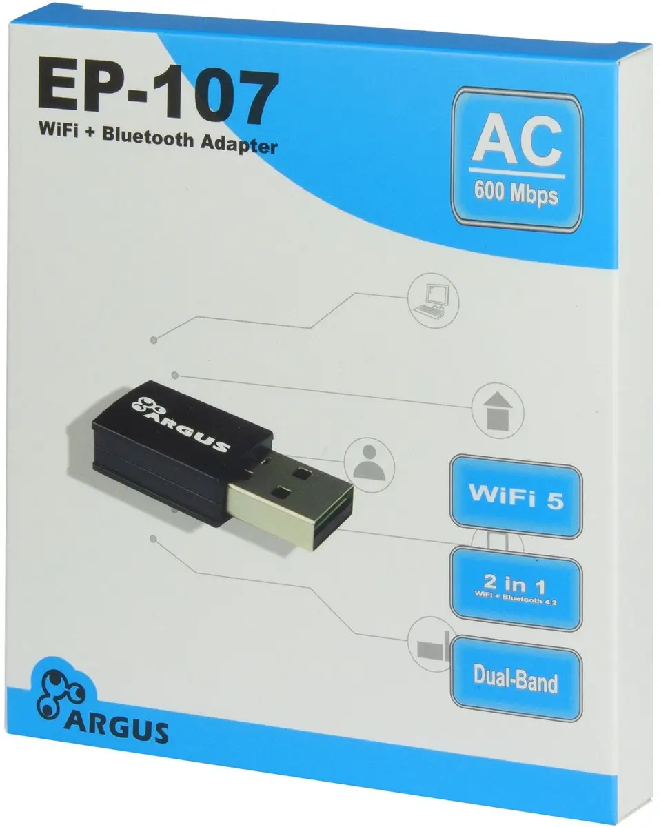 Intertech 88883056 Netwerkkaart WLAN/Bluetooth 600 Mbit/s - Zwart