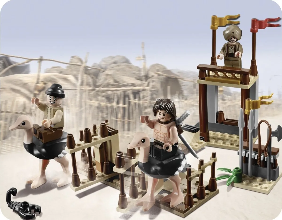 LEGO Prince of Persia Struisvogelrace 7570 - 3 Minifiguren