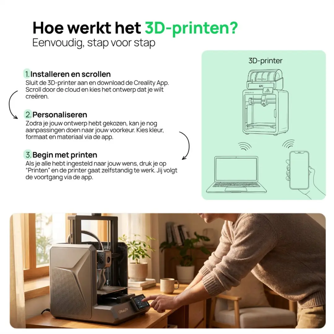 Creality K2 Plus Combo 3D-Printer - Grijs