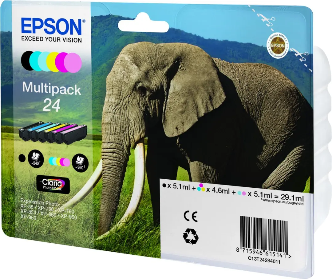 Epson C13T24284010 Inktcartridge Multipack - 24 Stuks