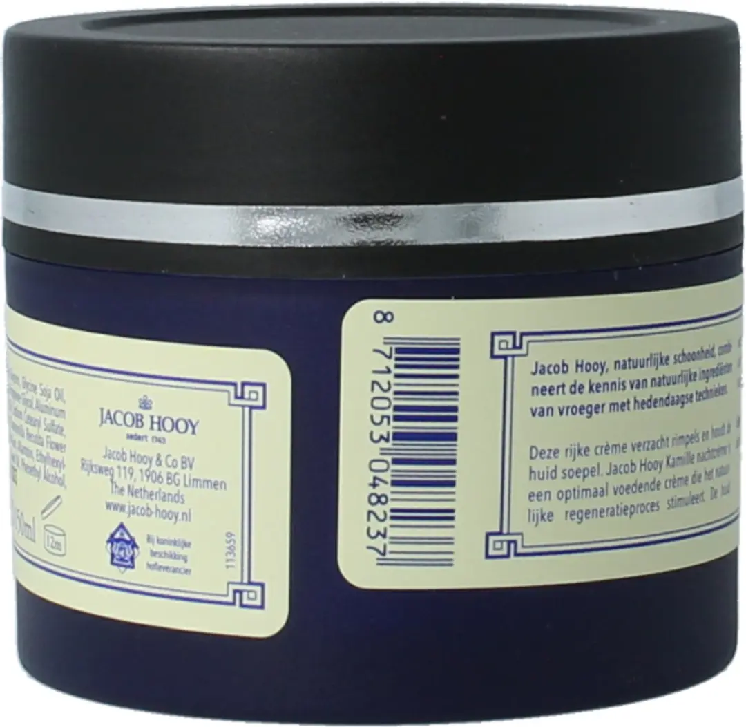 Jacob Hooy Kamille Nachtcrème 150ml