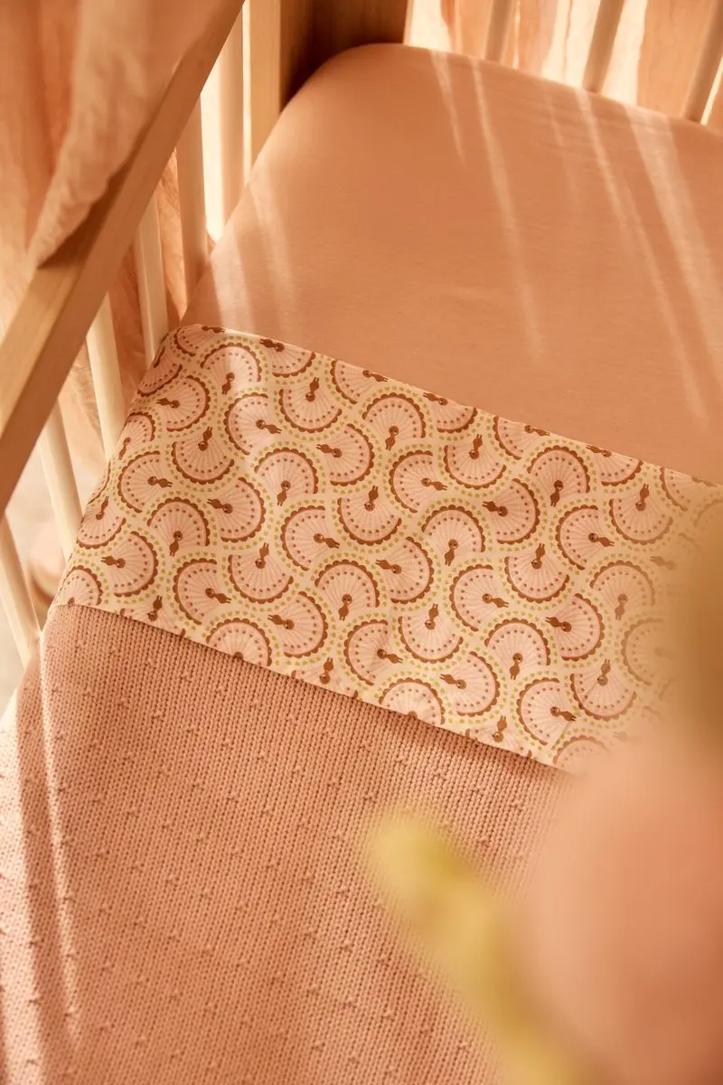 Jollein Baby Deken Wieg 75x100cm Silk Rose