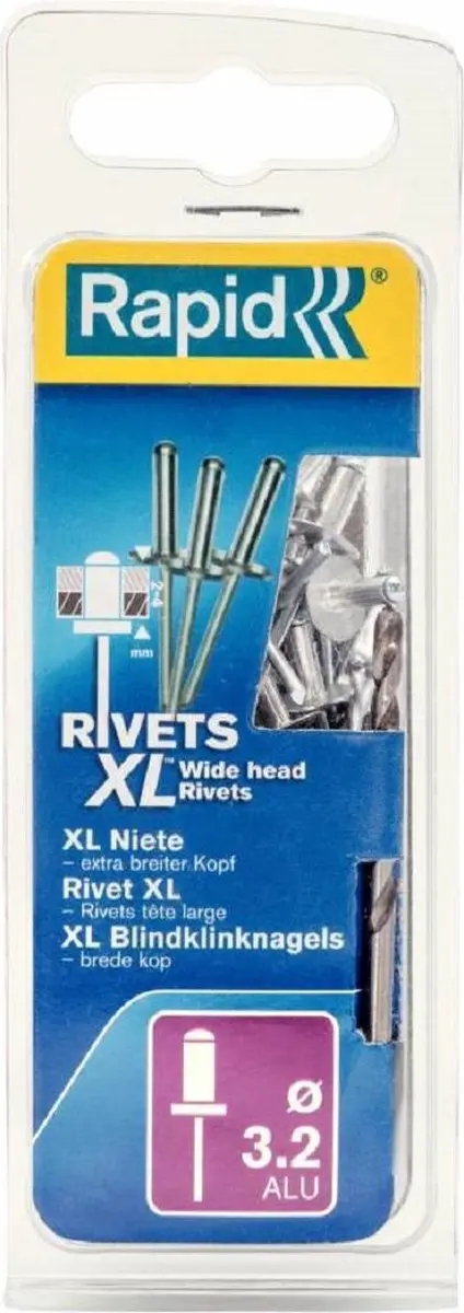 Rapid XL Klinknagel 3.2x8mm - 5000659 - Zilver
