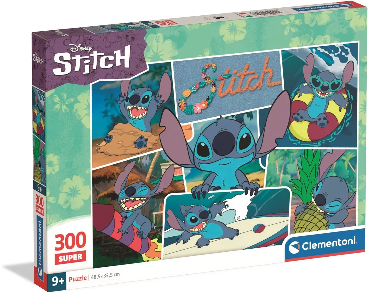 Clementoni Stitch 2025 Puzzel 300 Stuks - Multikleur