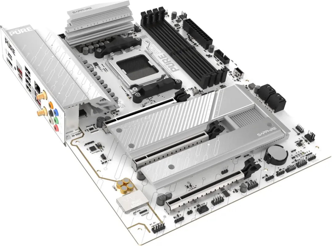 Sapphire PURE B850A Moederbord - AMD AM5 - WiFi 7 - afbeelding 6 van 6