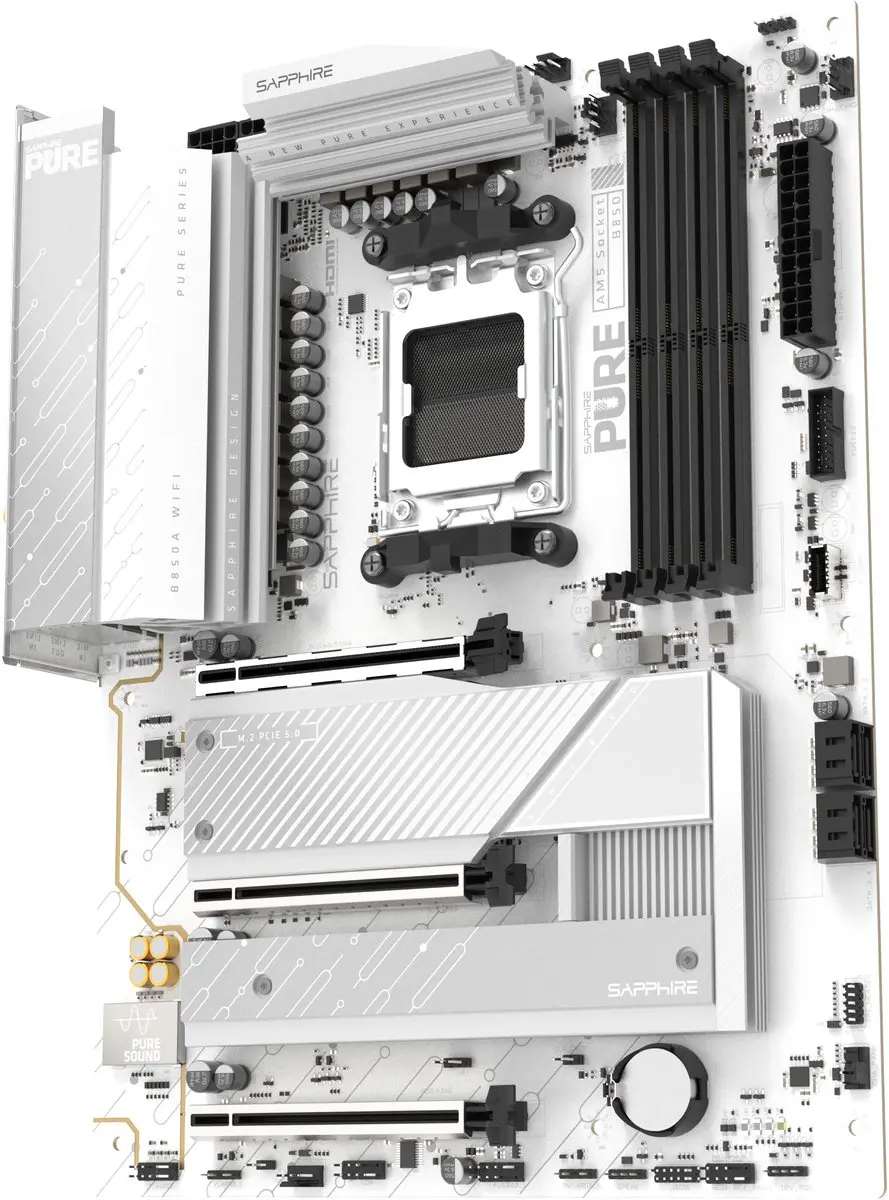 Sapphire PURE B850A Moederbord - AMD AM5 - WiFi 7