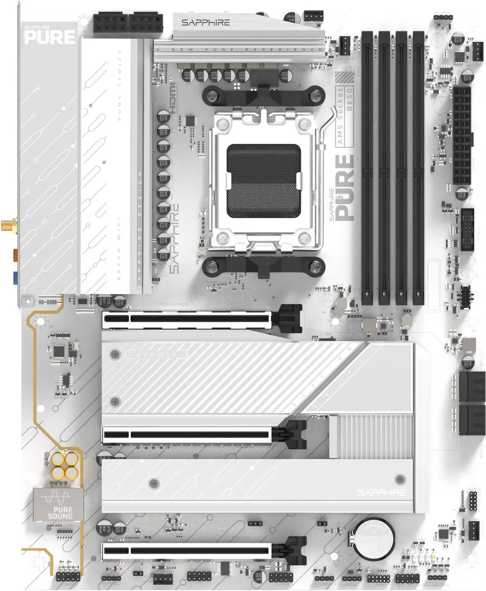 Sapphire PURE B850A Moederbord