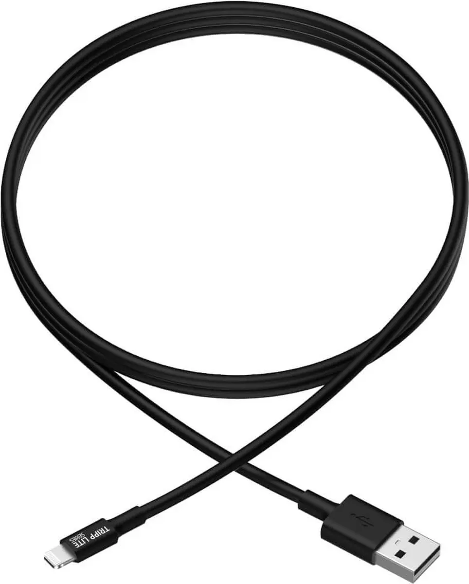 Tripp Lite M100-003-BK USB A naar Lightning Kabel - 1m - Zwart