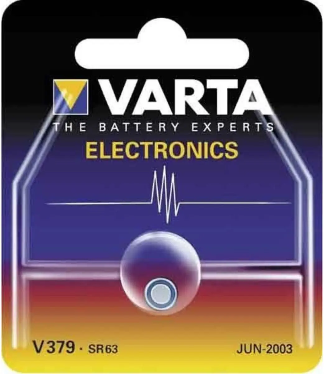 Varta V379/SR63 Knoopcelbatterij 1,5V - 14mAh
