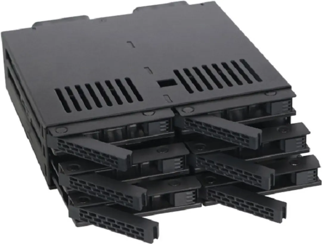 Icy Dock MB326SP-B Disk Array 1U - 0TB - Zwart