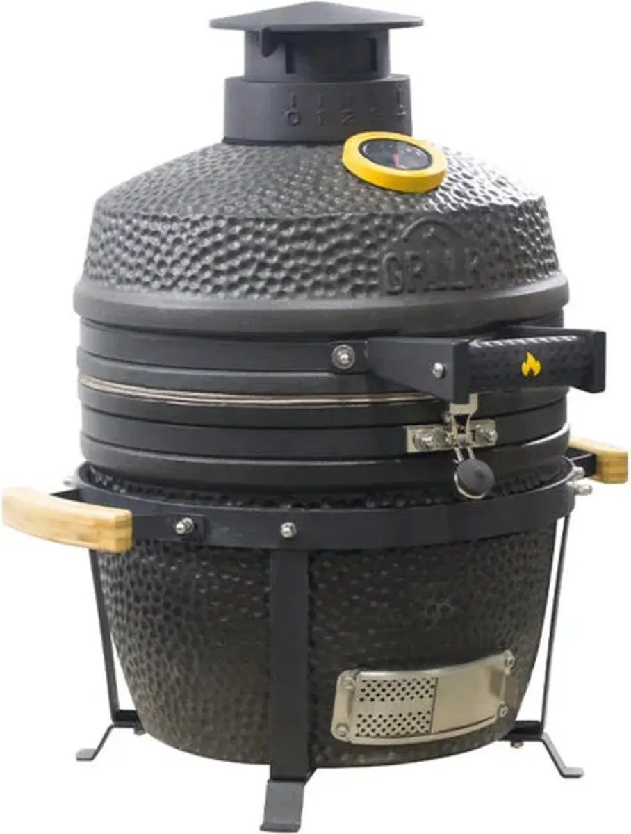 GRLLR Ember Classic Kamado Grill 16 inch - Zwart