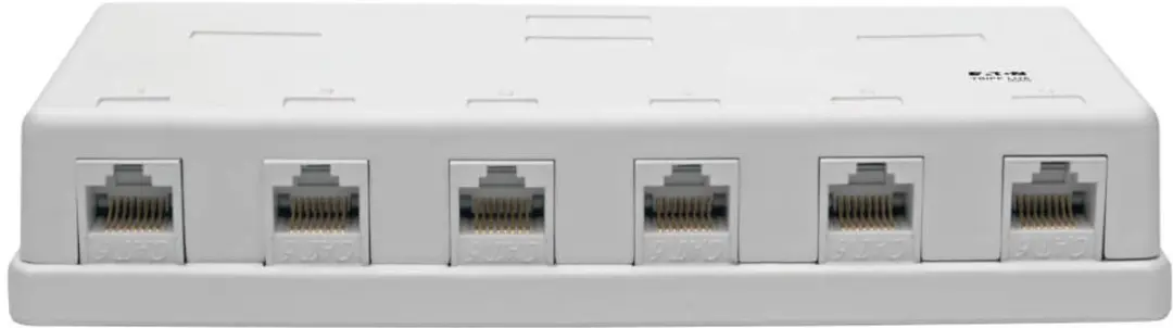 Tripp Lite N236-006-WH Cat6 6-Poorts Opbouwdoos - Wit
