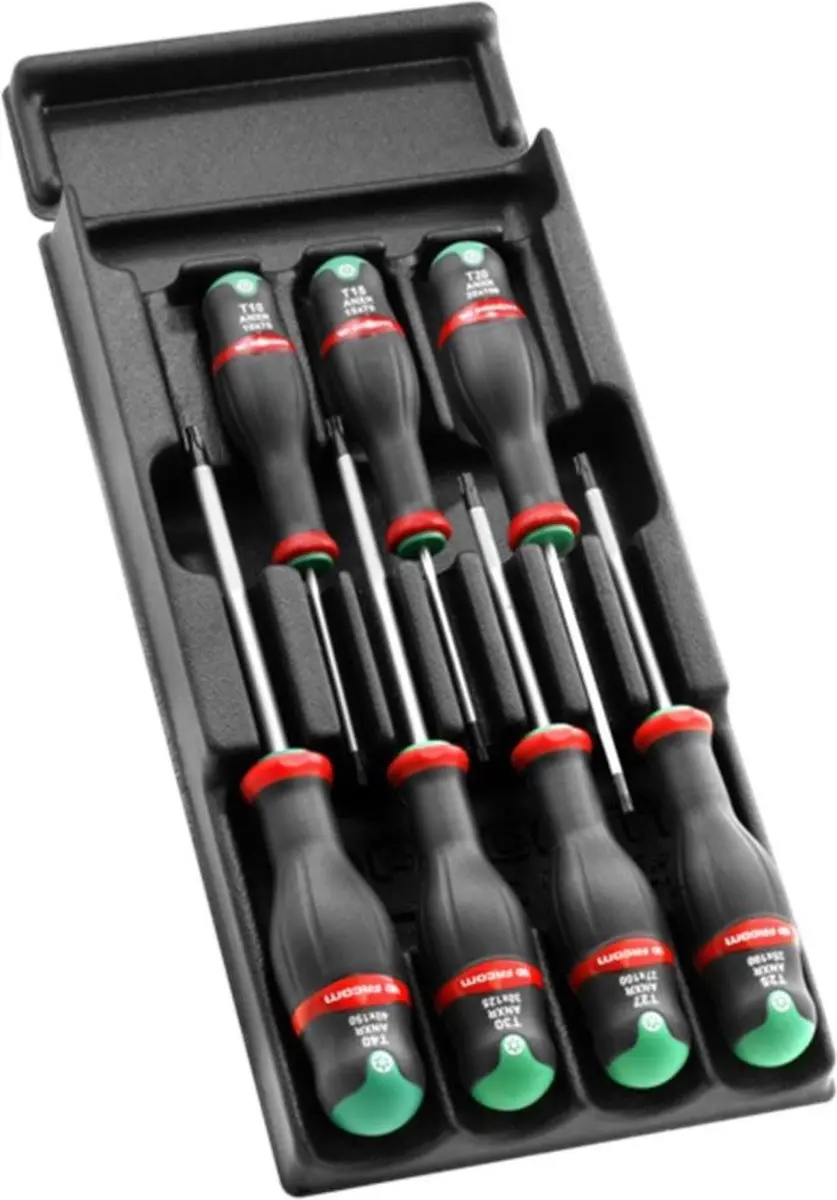 Facom Modules Protwist® schroevendraaiers op een kunststof inlay