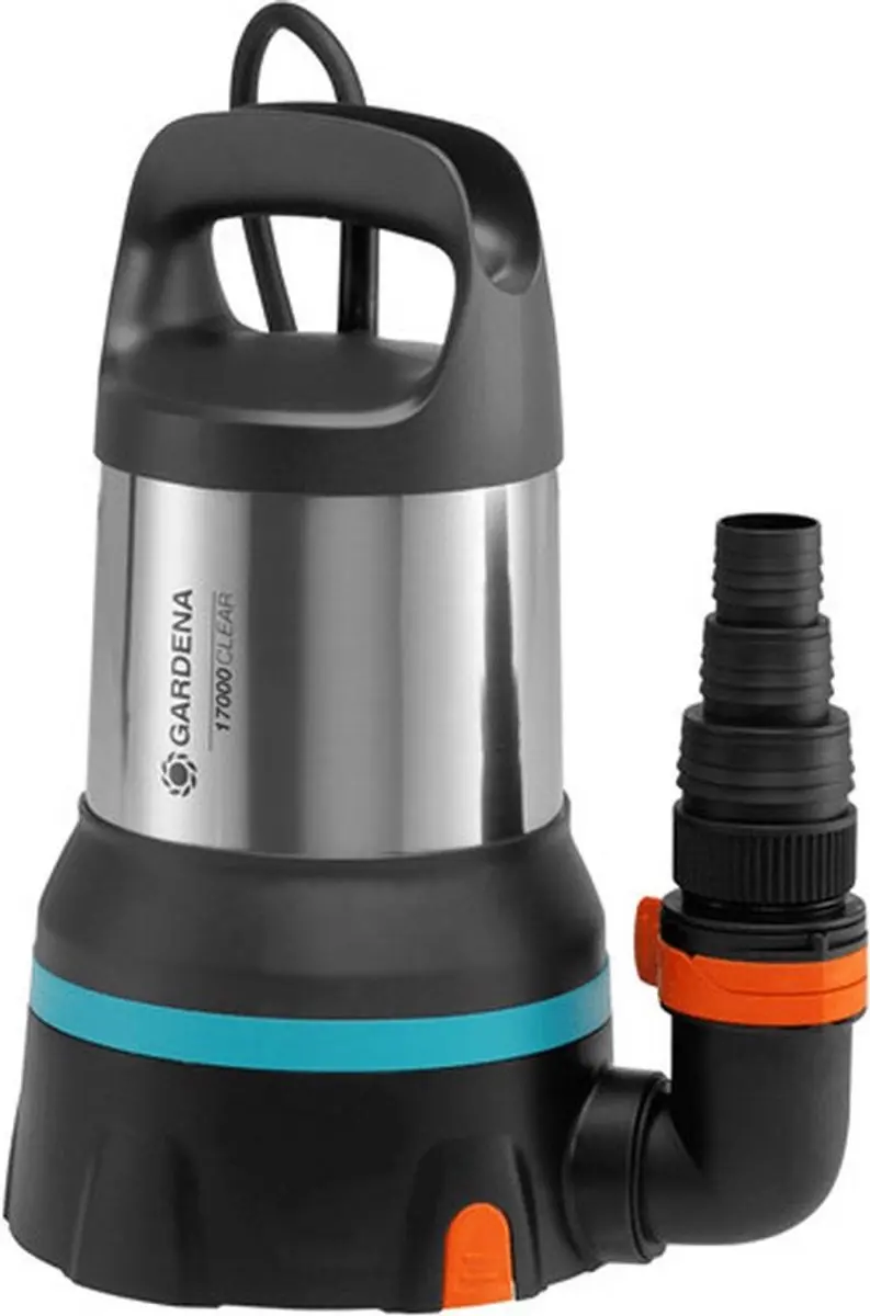 Gardena Aquasensor Dompelpomp 17000 - 750W - 17.000 l/h - Zwart/Blauw/Geel