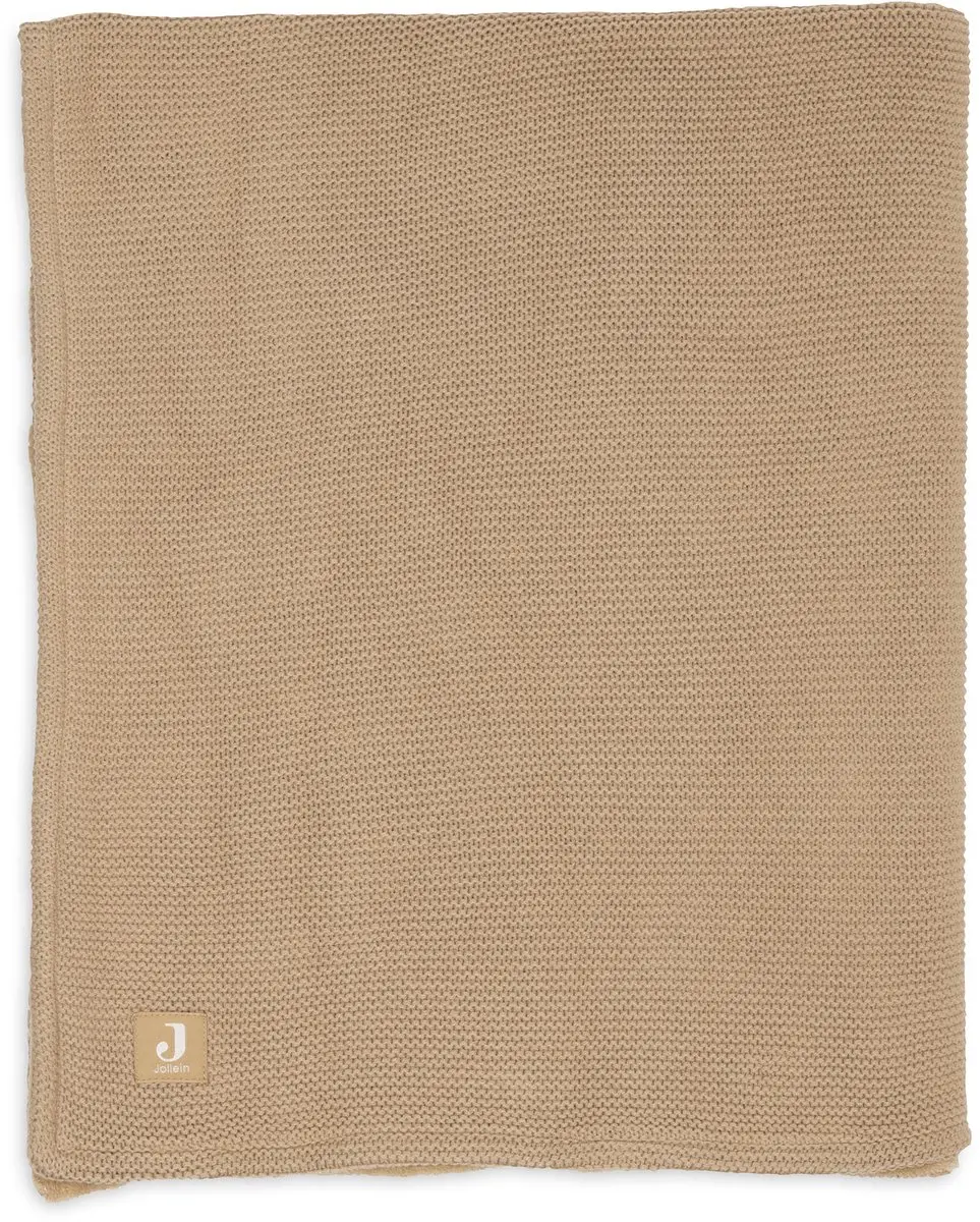Jollein Baby Deken Ledikant 100x150cm Basic Knit Hazel