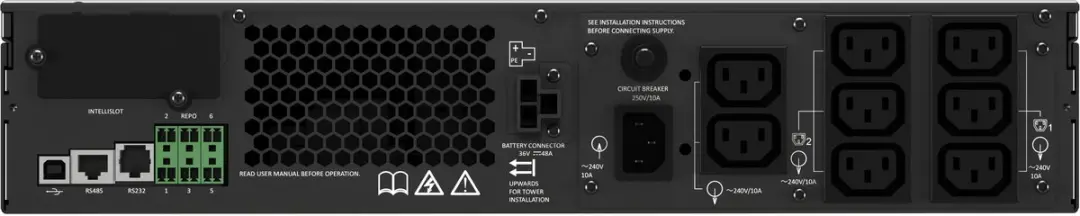 Vertiv Liebert GXT5-750IRT2UXLN UPS - 750W - 8 Stopcontacten - Zwart