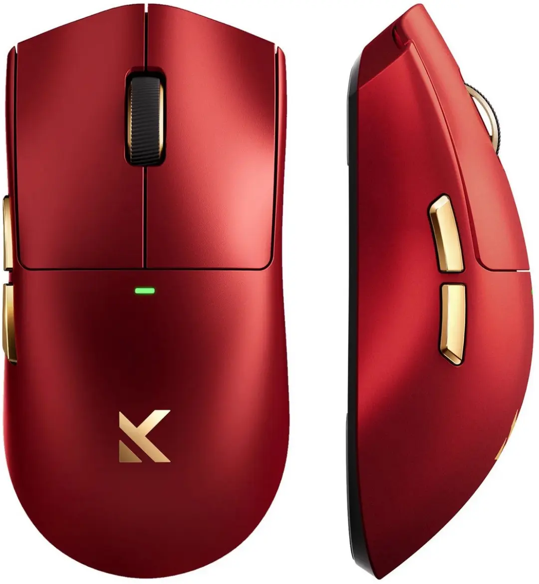 MCHOSE K7 Ultra Draadloos - 42.000 DPI - Rood