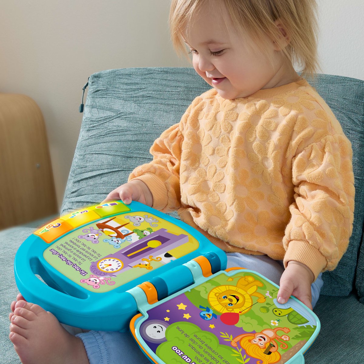 Fisher-Price Leerplezier Les comptines préférées des tout-petits, 0,5 jaar, Geluid, Batterijen vereist, AA, Kunststof, Meerkleurig