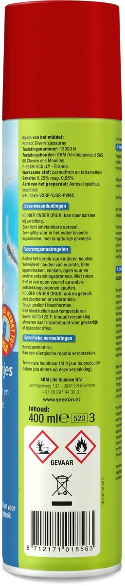 SBM Life Science Zilvervisjesspray 400ml