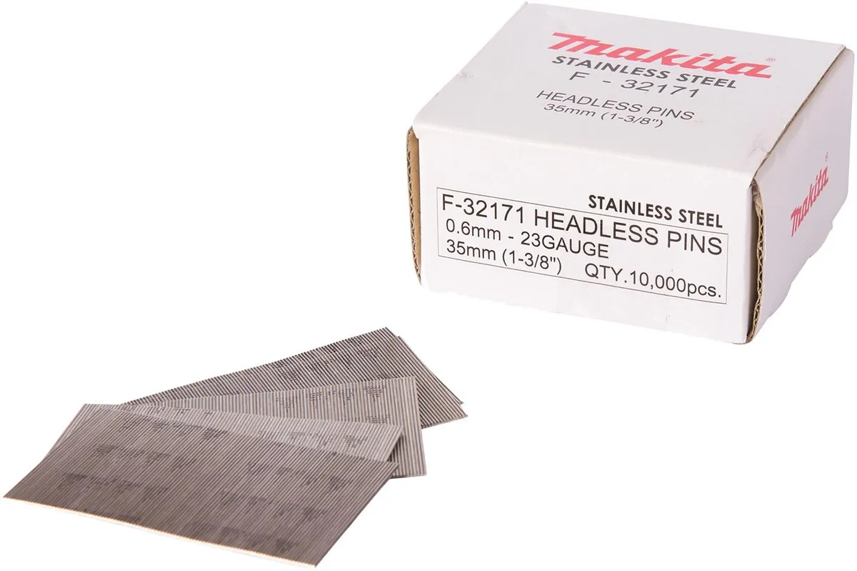 Makita F-32171 RVS Pinnen 35mm - 10.000 Stuks