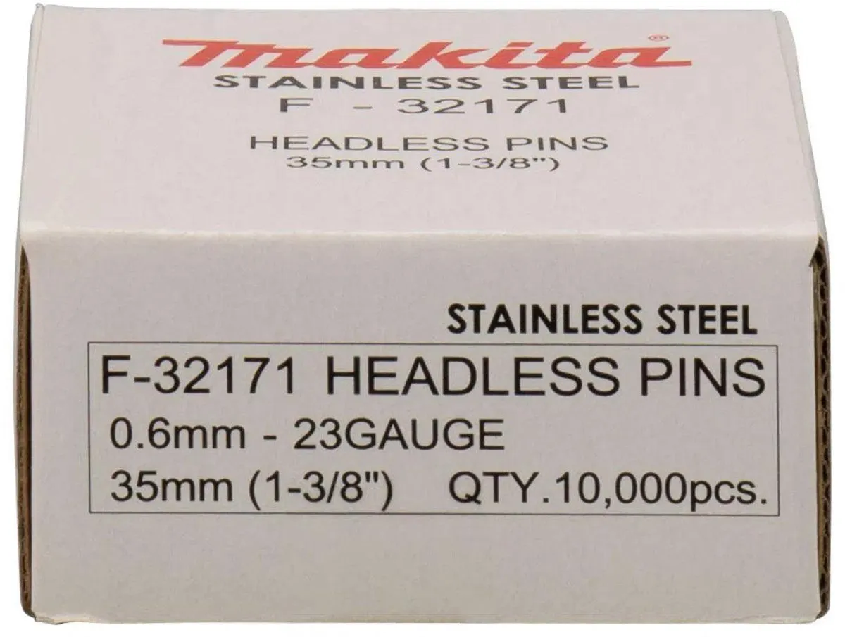 Makita F-32171 RVS Pinnen 35mm - 10.000 Stuks