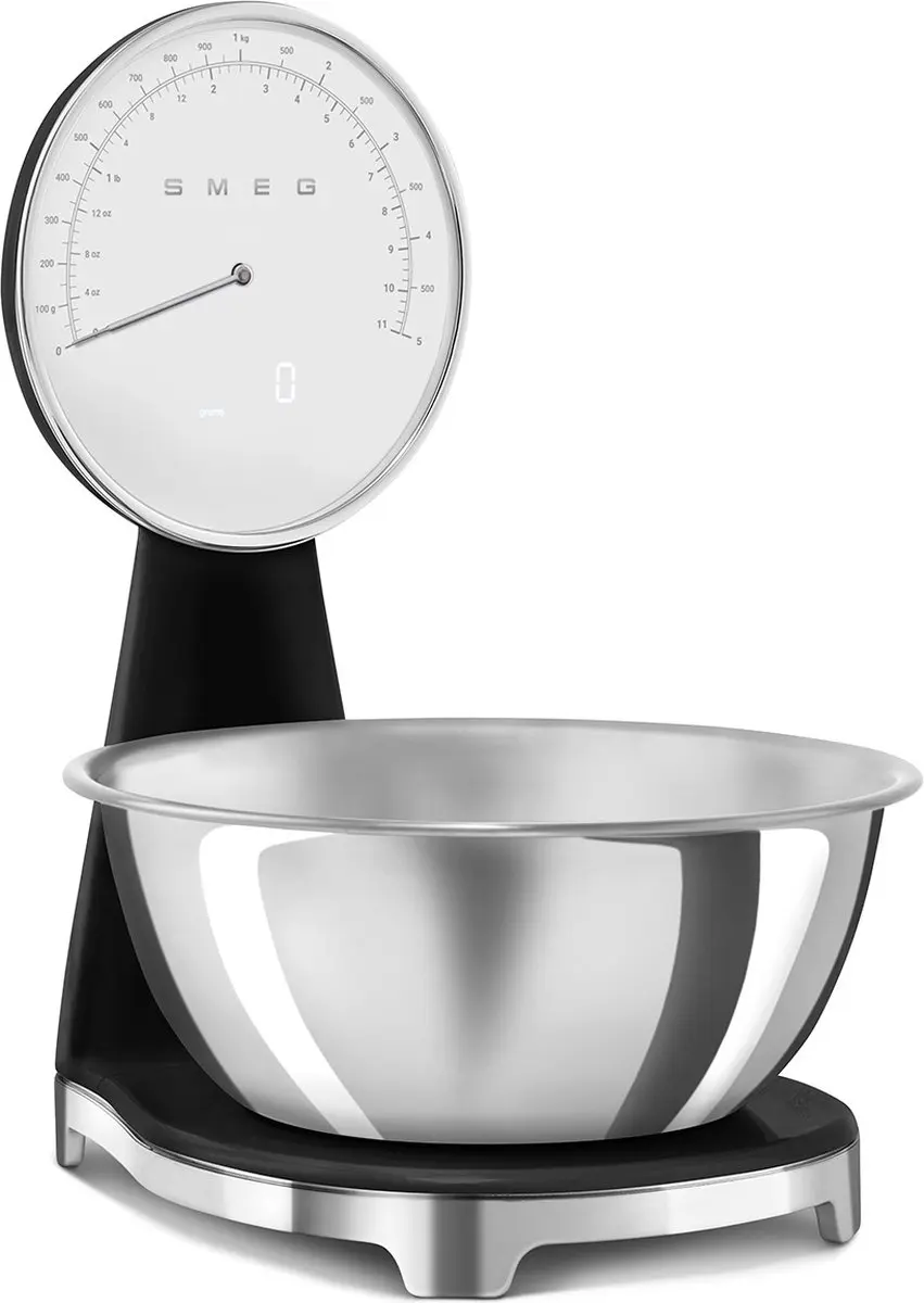 Smeg KSF01BLWW Keukenweegschaal - 5kg - Zwart