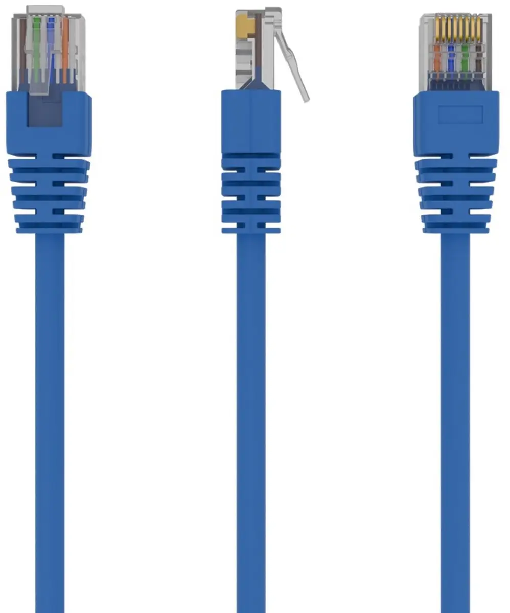 Cablexpert PP12-1M/B UTP Cat5E Netwerkkabel - 1m - Blauw