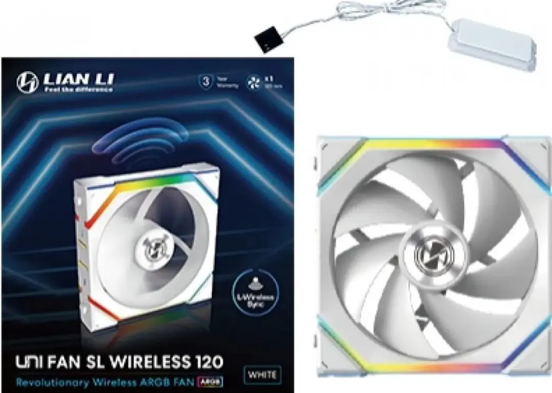 Lian Li UNI FAN SL Wireless Ventilator 120mm Wit