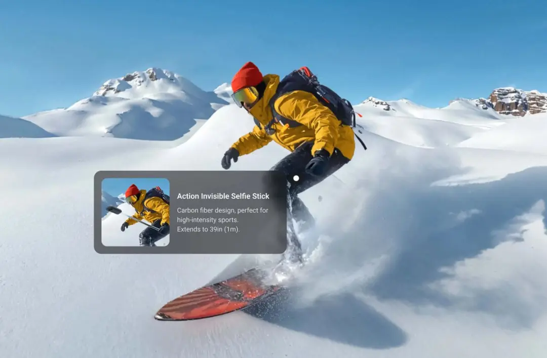 Insta360 X4 Ski-Bundel - 72MP - 3x Accu 2290mAh - Zwart