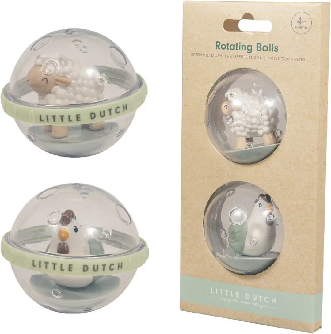 Little Dutch Little Farm Roterende Ballen - Transparant - afbeelding 6 van 6