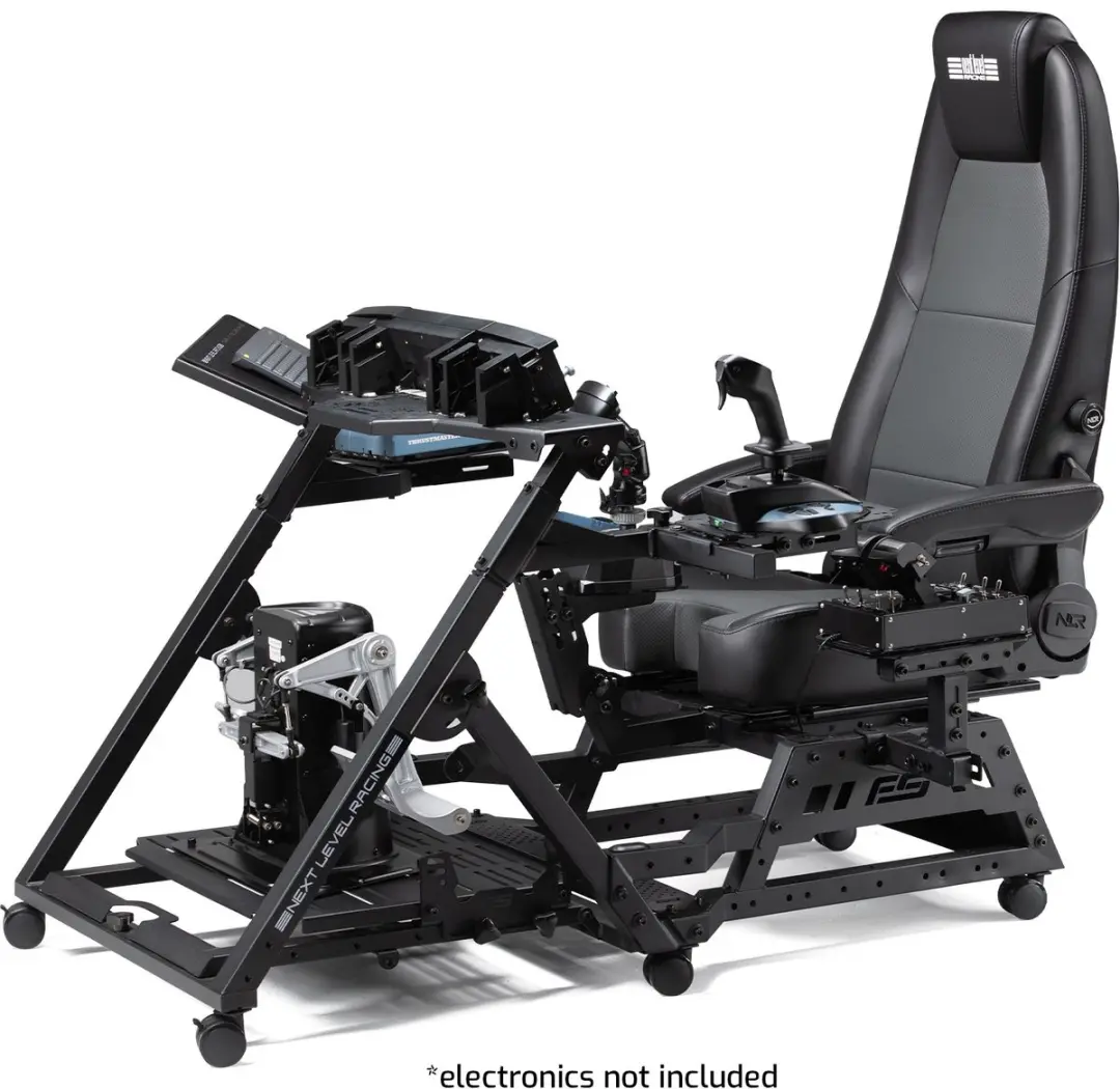 Next Level Racing Flight Seat 2.0 NLR-S045 - Zwart/Grijs