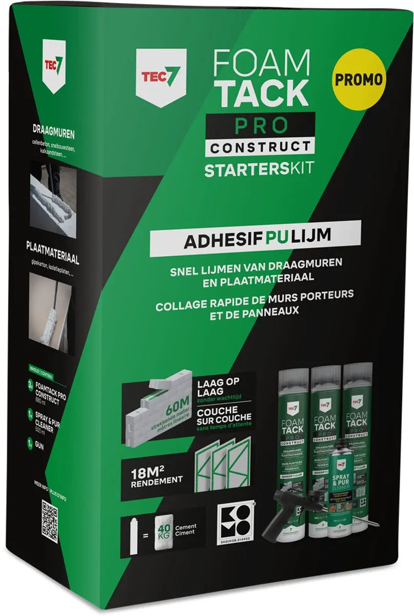 Tec7 FoamTack Pro Construct Starterskit