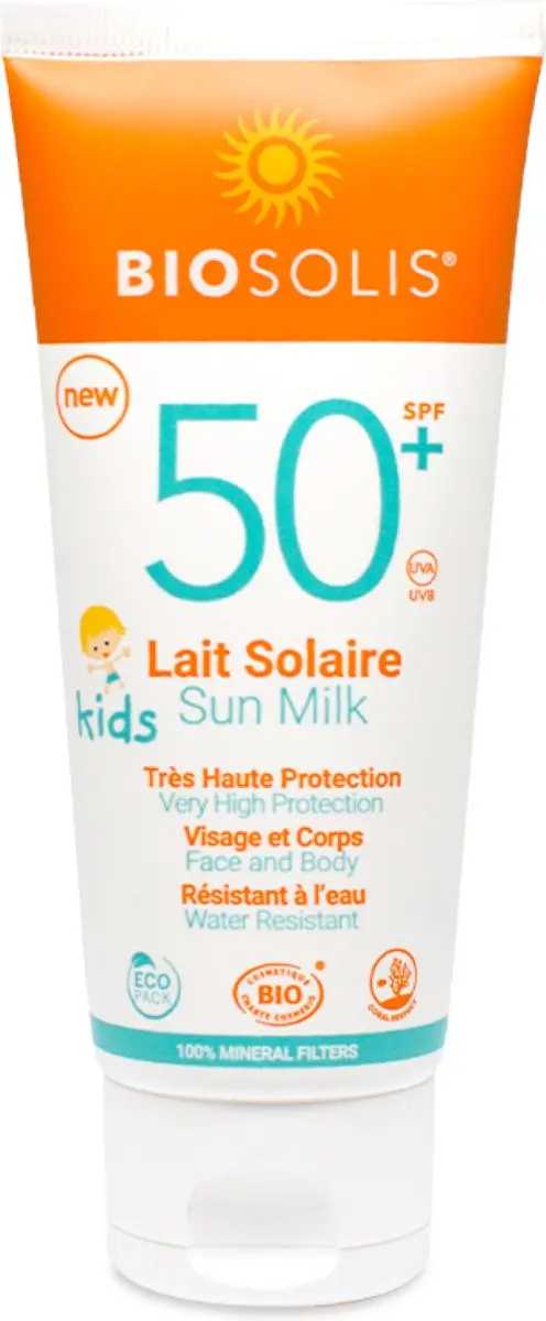 Biosolis Crème Kids Zonnebrand SPF 50+ 100ml