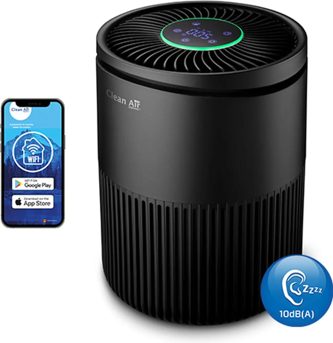 Clean Air Optima CA-503B Compact Smart Luchtreiniger - 30 m² - Zwart