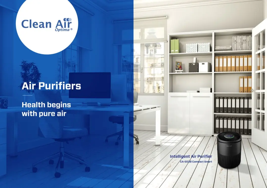 Clean Air Optima CA-503B Compact Smart Luchtreiniger - 30 m² - Zwart