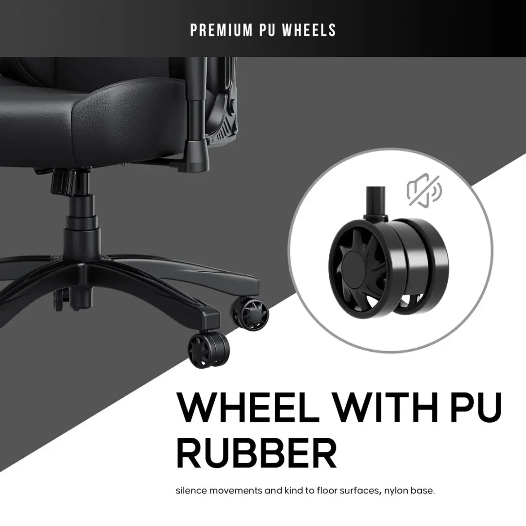 AndaSeat Luna Premium Gaming Stoel AD18-56-B-PV - Zwart