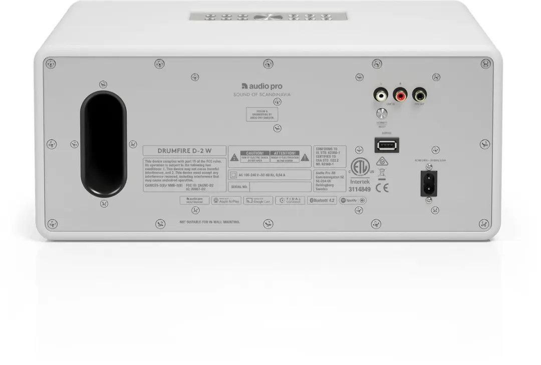 Audio Pro Drumfire D-2 W Actieve Luidspreker - 100W - Wit