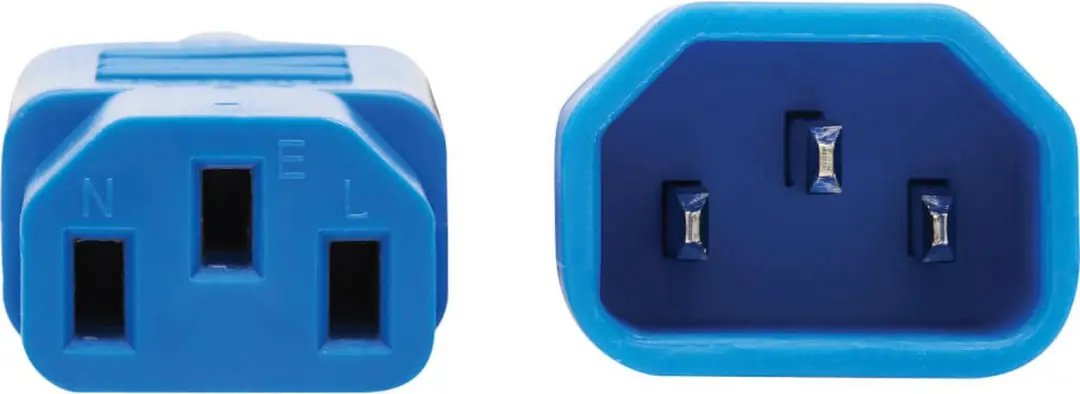 Tripp Lite P004-002-ABL Elektriciteitssnoer Blauw 0,6m
