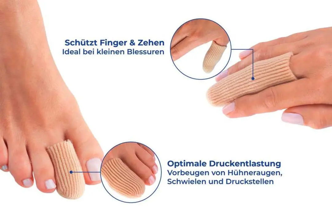 Wenko Vinger- en Teenbeschermingsset - 6-delig - Beige