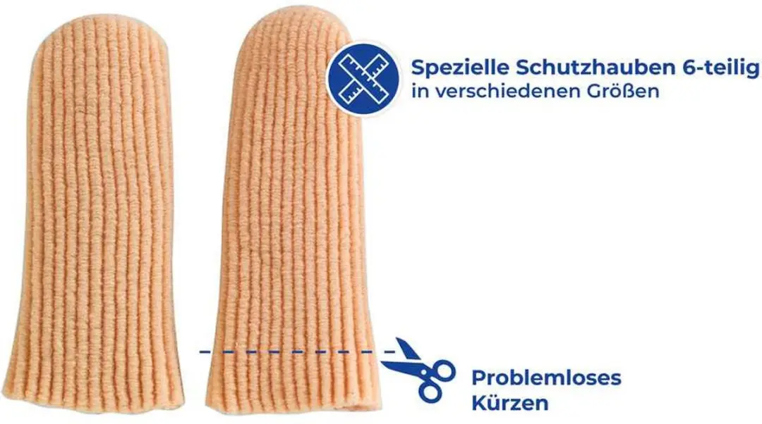 Wenko Vinger- en Teenbeschermingsset - 6-delig - Beige