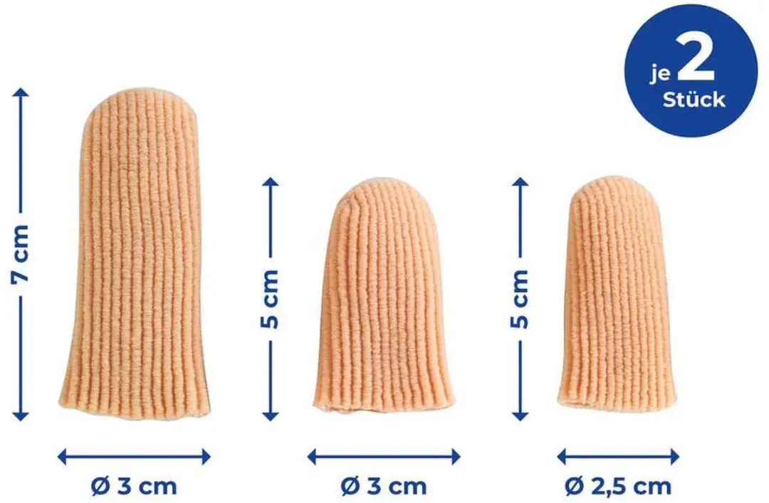 Wenko Vinger- en Teenbeschermingsset - 6-delig - Beige