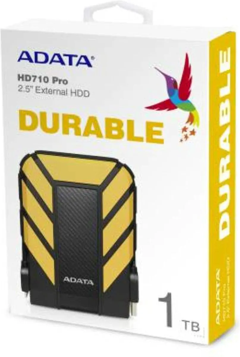 ADATA DashDrive HD710 Pro Externe Harde Schijf 1TB - Geel
